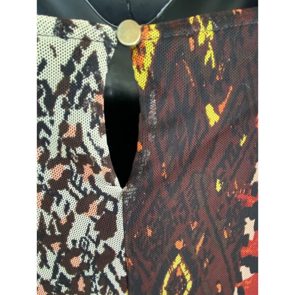 Womens Cocomo Bell Sleeve Paisley print blouse - Picture 5 of 9